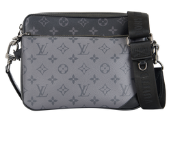 Trio Messenger, Canvas, Monogram, TJ0291, S/B/DB/E, 3*